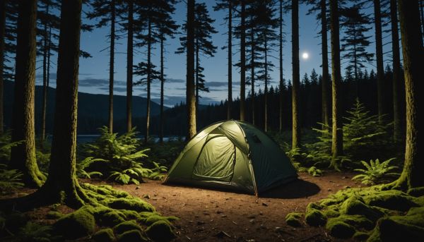 Dormir sous les étoiles dans un site protégé